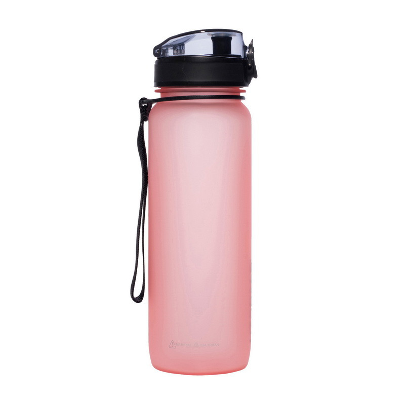 Оксамитова пляшка для води Uzspace Tamish Frosted Waterbottle 3053 (800 ml, coral/pink), фото 1