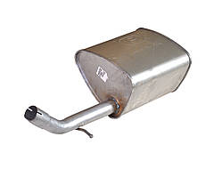 Глушник основний Daewoo Nubira 2.0 HB, 97 -98, алюмінізований