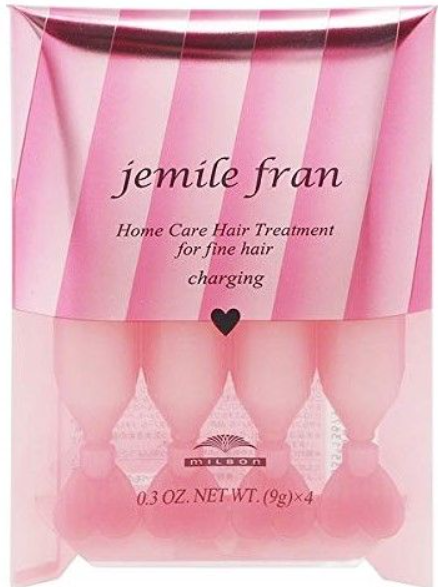 Milbon Jemile Fran Home Care Hair Treatment For Fine Hair Відновлюючі ампули для тонкого волосся, 4х9 г, фото 1