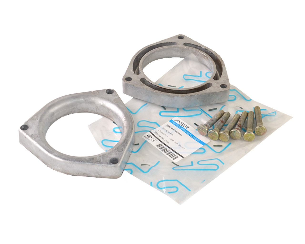 Проставка пружини ВАЗ 2108-099 перед. 21 мм уб. к-т, п/е уп., фото 1