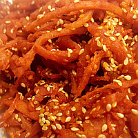 Стружка кальмара з кунжутом (по-шанхайськи) Преміум 1 кг джеркі, снеки, закуска до пива