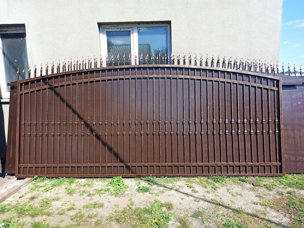 Ковані ворота "Ізмаїл" – надійність та естетика для вашого дому