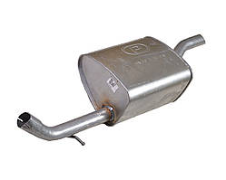 Глушник основний Daewoo Nubira 2.0i Sedan -16V 97-06, 99, алюмінізований