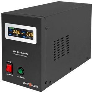 Джерело безперебійного живлення LogicPower LPY-B-PSW-500VA+ (350Вт)5A/10A, Lin.int., AVR, 2 x евро, LCD,