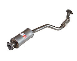 Труба приймальна глушника Chevrolet Lacetti 1.4-1.6 (з гофрою) (з відведенням під датчик)