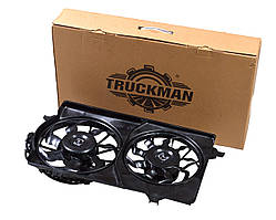 Електровентилятор радіатора ВАЗ 2170 подвійний у зб. (тип Hella 2170-1305012-10)