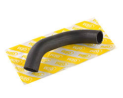 Патрубок радіатора ВАЗ 2101-07 відвідний нижній, мед. радий.