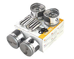 Поршень двигуна ЗАЗ 1102-05, Sens 1.3 (75.00) STD (поршень, палець) анодовані (к-т 4 шт.)