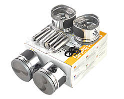 Поршень двигуна ЗАЗ 1102-05, Sens 1.3 (75.25) (+0.25) (поршень, палець) анодовані (к-т 4 шт.)