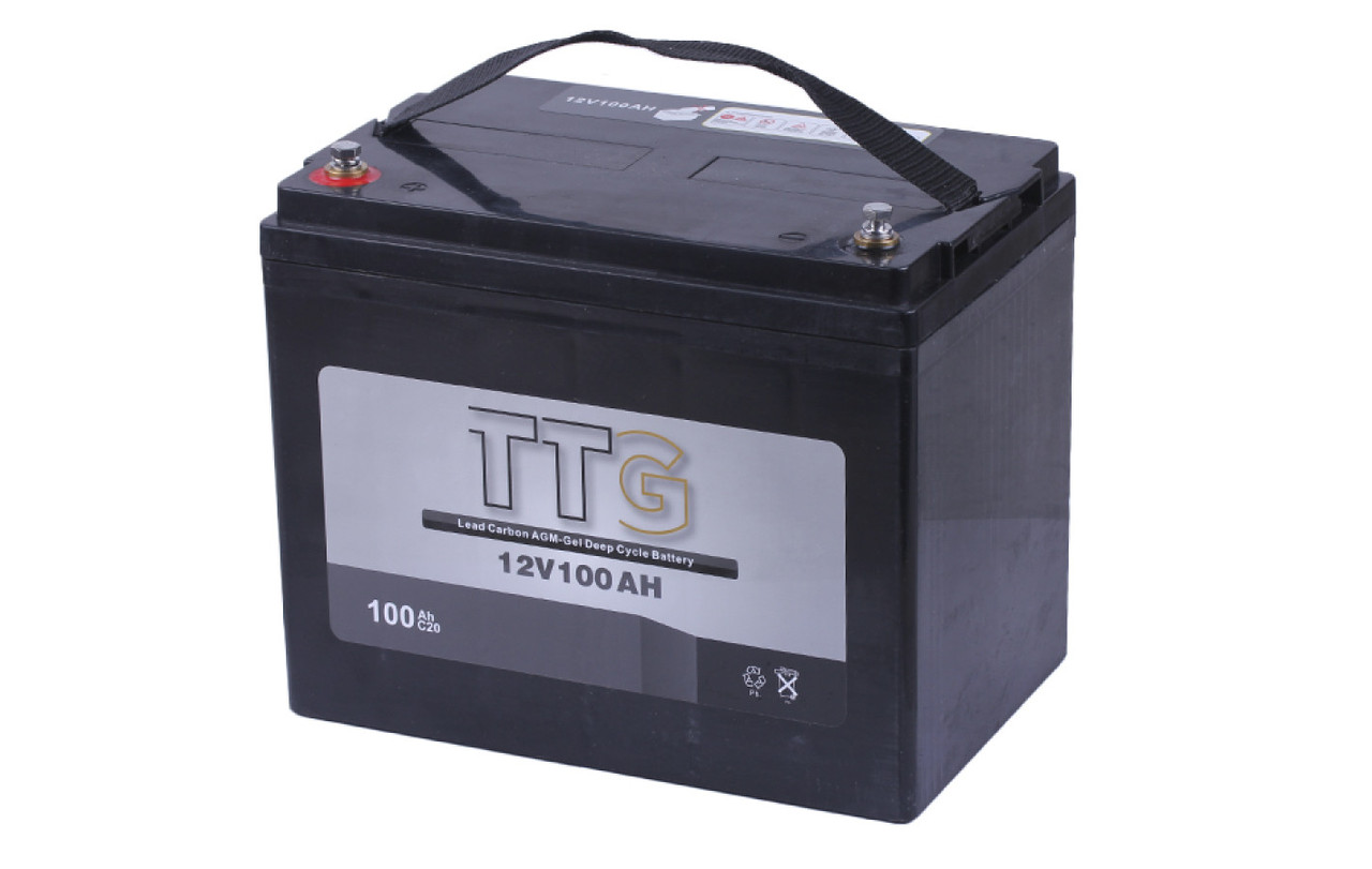 Акумулятор Carbon AGM-GEL 100AH 12V (тяговий)  TTG