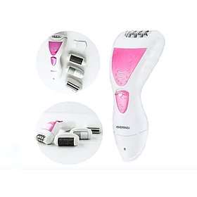 Епілятор GEMEI GM-7006 4 в 1, багатофункціональний пристрій для епіляції, з очищенням шкіри та масажем для м'якої та гладкої шкіри