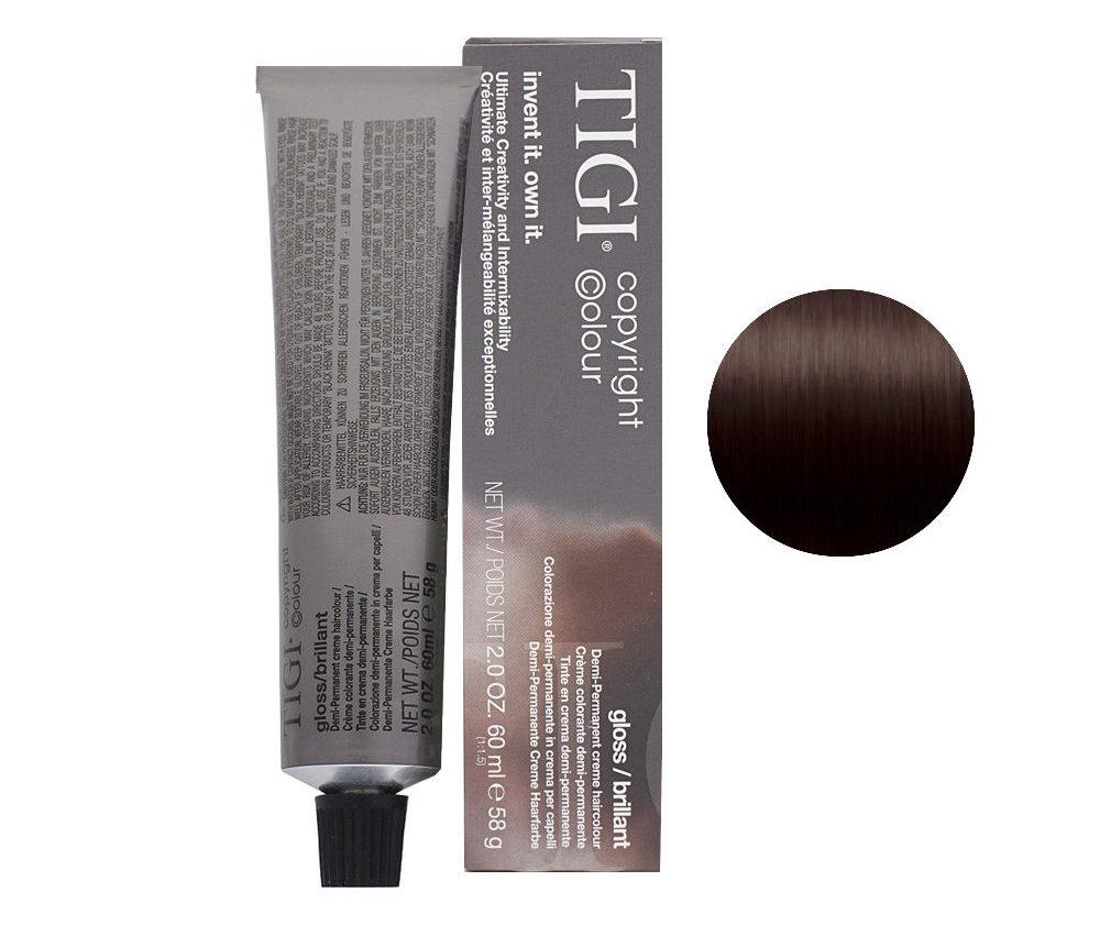Фарба Tigi Gloss 4/85 Ash Mahagony Brown, 60 мл, фото 1