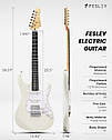 Електрогітара Fesley FST100 WH (комплект), фото 2