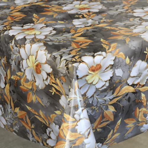 Скатертина-клейонка лакова для столу, тканина фотодрук