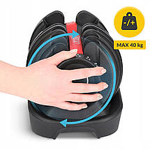 Гантель із регульованою вагою 4FIZJO Premium 5-40 кг 4FJ0610 Poland, фото 5