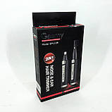 Портативна бритва GEMEI, Машинка для видалення волосся на обличчі, Професійна бритва, Тример для бороди YR-43, фото 6