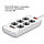 Фільтр живлення ColorWay CW-CHE64PDW 6 розеток, 4USB (Type-C PD20W + 3USB QC3.0) (38W), 2м, White, фото 5