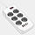 Фільтр живлення ColorWay CW-CHE64PDW 6 розеток, 4USB (Type-C PD20W + 3USB QC3.0) (38W), 2м, White, фото 7