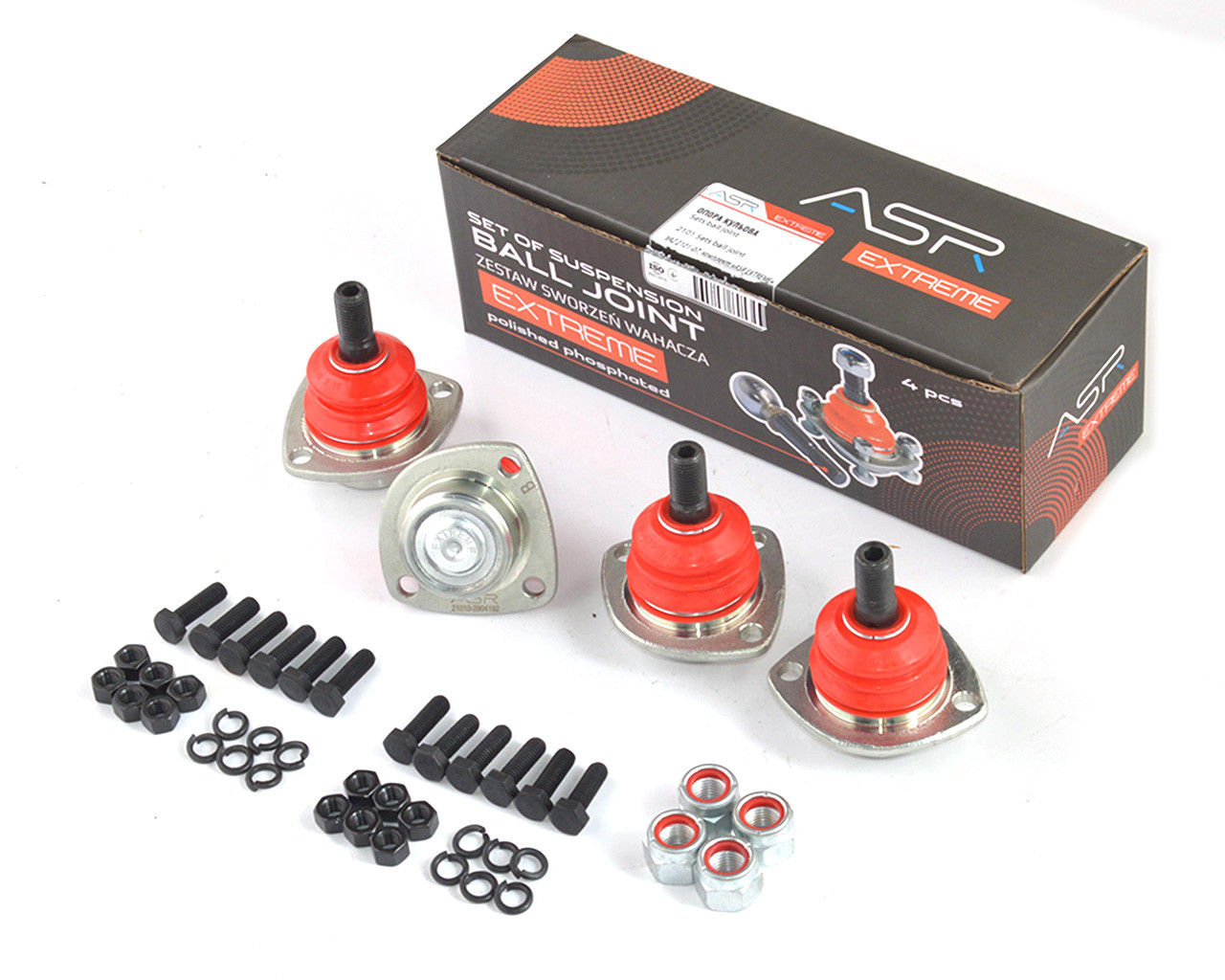 Опора кульова ВАЗ 2101-07 «ASR EXTREME» (к-т 4 опори, кріплення), фото 1