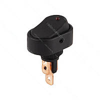 Вимикач ASW-20D 12V 30A з червоним підсвічуванням