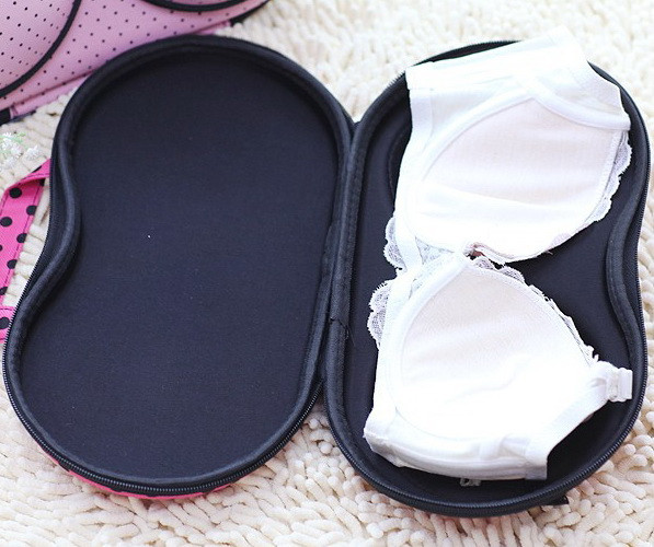 Органайзер - сумочка для бюстгальтеров и нижнего белья. Кейс-чехол  для бюстгальтеров на молнии