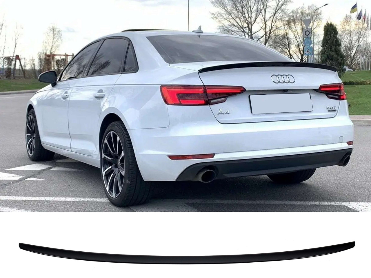 Спойлер на Audi A4 B9 2015-2019 року