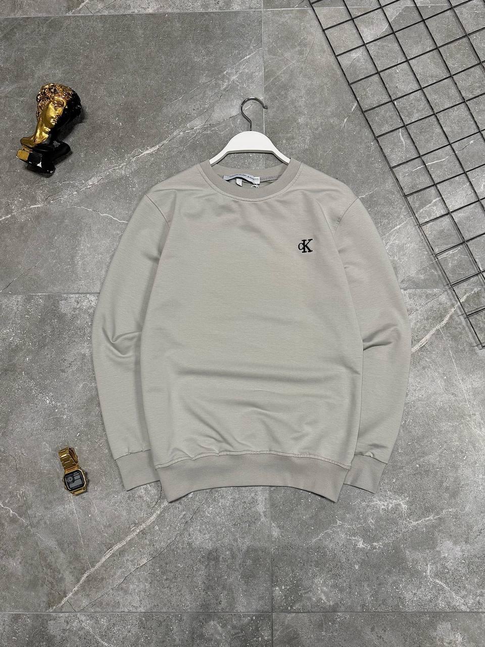 Чоловіча кофта світшот CALVIN KLEIN M2280 сіра