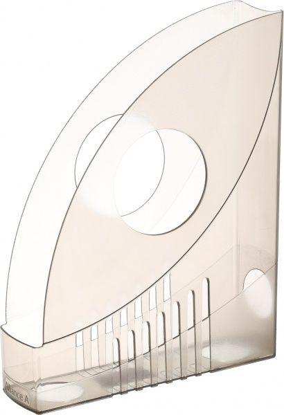 Лоток для документів вертикальний прозорий з малою передньою стінкою, Лоток настільний для паперів