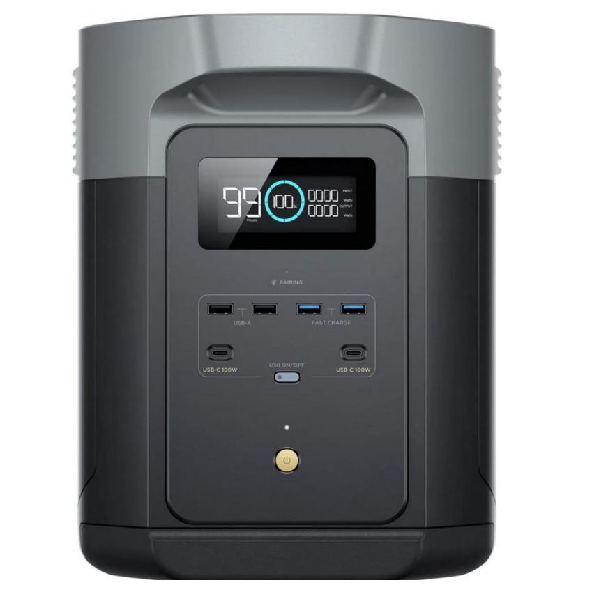 Зарядна станція EcoFlow Delta 2 Max, 2048Wh, 2400W, LiFePO4 (EFDELTA2Max-EU)_EU (Global. Наша гарантія)
