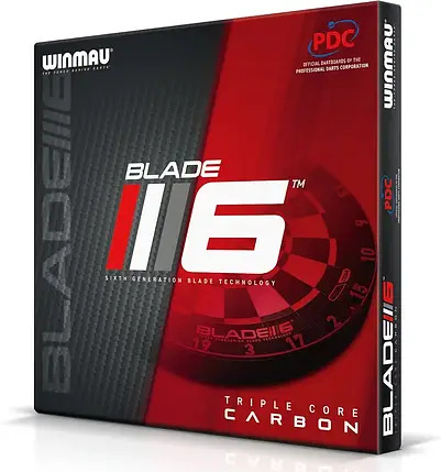 Набір для гри в дартс Winmau Triple Core Carbon, фото 1