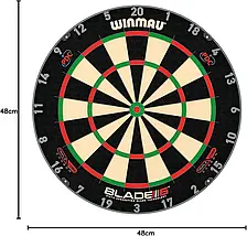 Набір для гри в дартс Winmau Triple Core Carbon, фото 3