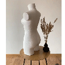 Манекен Кравецький Жіночий 50\44\XL Чорний пінопластовий брючний на дерев'яній ніжці , для шиття, фото 7