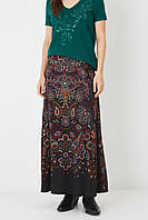 Спідниця максі розкльошена з принтом Medicine