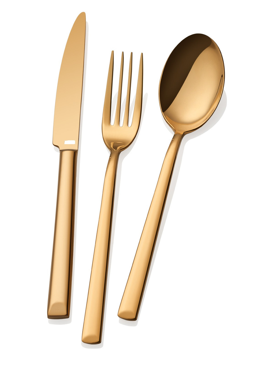 Набір столових приборів Narin Antares Full Gold PVD Titanium 24 предмета