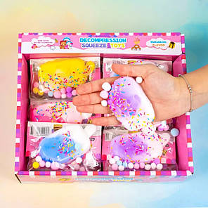 Іграшка антистрес Морозиво з присипкою, 9 см 16 шт упаковка, фото 1