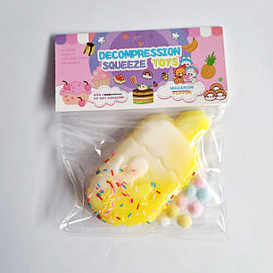 Іграшка антистрес Морозиво з присипкою, 9 см 16 шт упаковка, фото 2