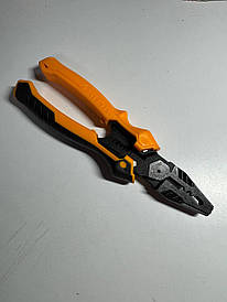 Плоскогубці Cr-V багатофункціональні зі знімачем ізоляції 200 мм Industrial