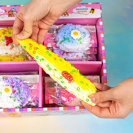 Іграшка антистрес Рамен з присипкою, 7 см 16 шт упаковка, фото 2