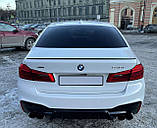 Задній бампер (стиль M5 F90) на BMW 5 Series G30/G31 2017-2020 року, фото 4