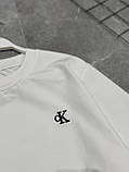 Чоловіча кофта світшот CALVIN KLEIN M2282 біла, фото 4