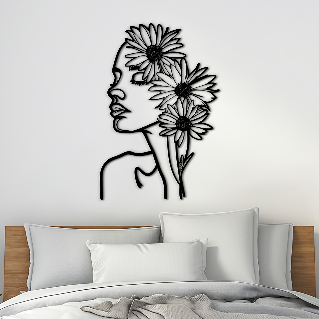 Декор для кімнати дерев'яна картина на стіну Квіткова краса стиль лофт 30x20 см Woodyard (17055--30x20), фото 1