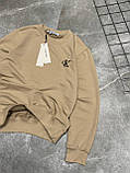 Чоловіча кофта світшот CALVIN KLEIN M2283 бежева, фото 8