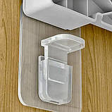 Тримач самоклейний для полиці без дюбелів і шурупів кронштейни для полиць 6 см, фото 4