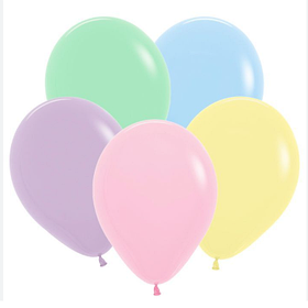 Кулька 12"/30, мікс, латекс пастель макарун ТМ "Balonevi" однотонний шт.