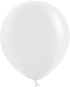 Кулька 18"/46 білий, пастель, латекс однотонний ТМ "Balonevi" шт.