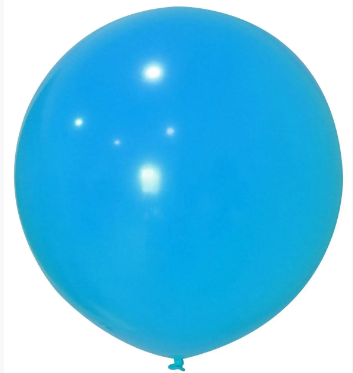 Кулька 24"/60 синій латекс пастель ТМ "Balonevi" однотонний УП шт., фото 1