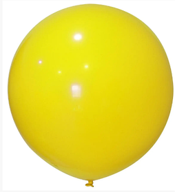 Кулька 24"/60 жовтий латекс пастель ТМ "Balonevi" однотонний УП шт.