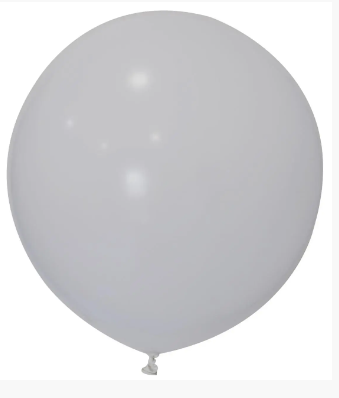 Кулька 24"/60 сірий латекс пастель ТМ "Balonevi" однотонний УП шт.