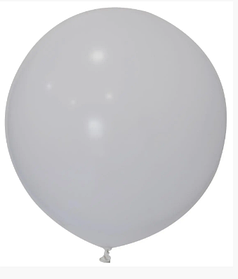 Кулька 24"/60 сірий латекс пастель ТМ "Balonevi" однотонний УП шт.