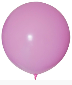Кулька 24"/60 рожевий латекс пастель ТМ "Balonevi" однотонний УП шт.